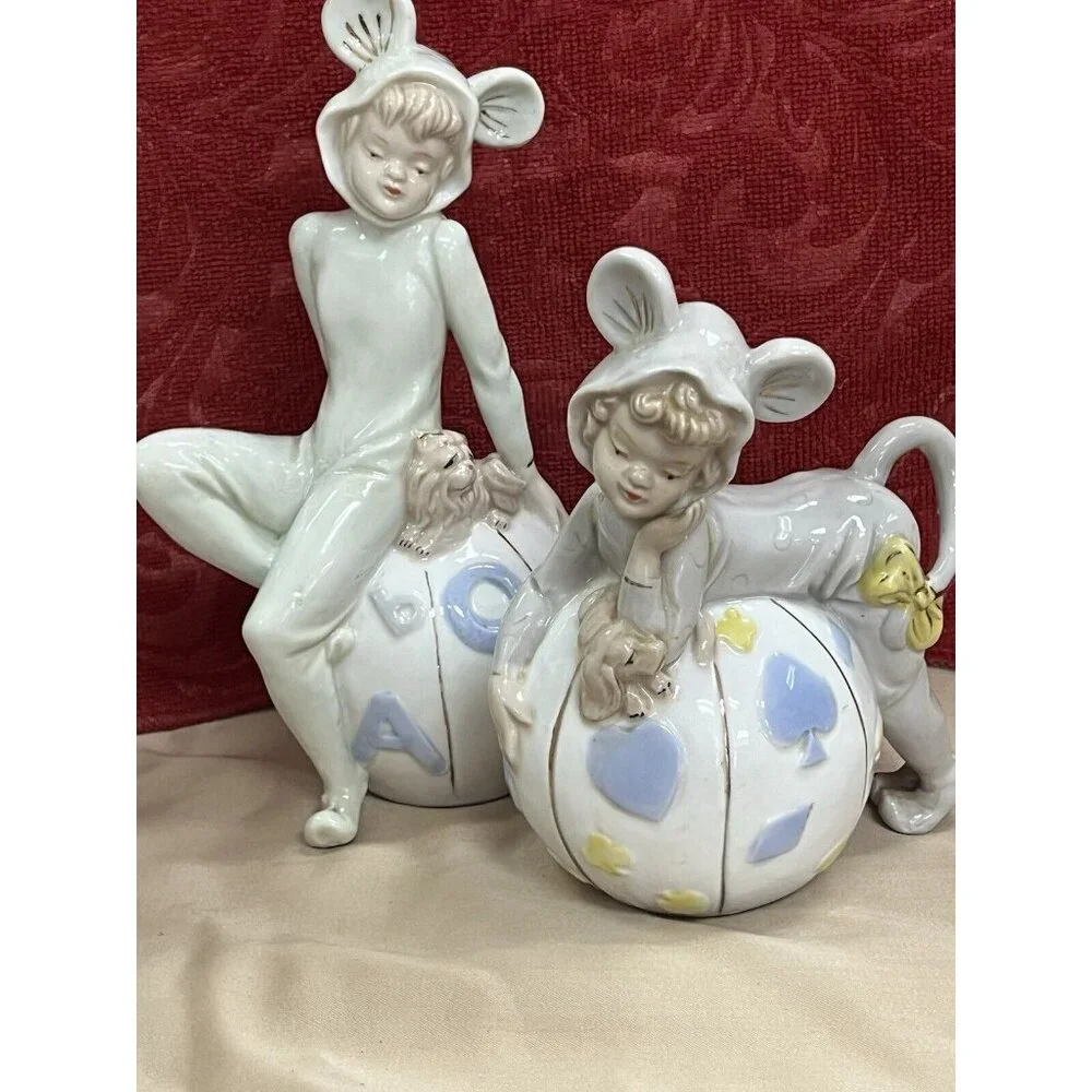 9" AND 7" TALL Nursery Figurines / Circus Collectable - Picture 1 of 16
